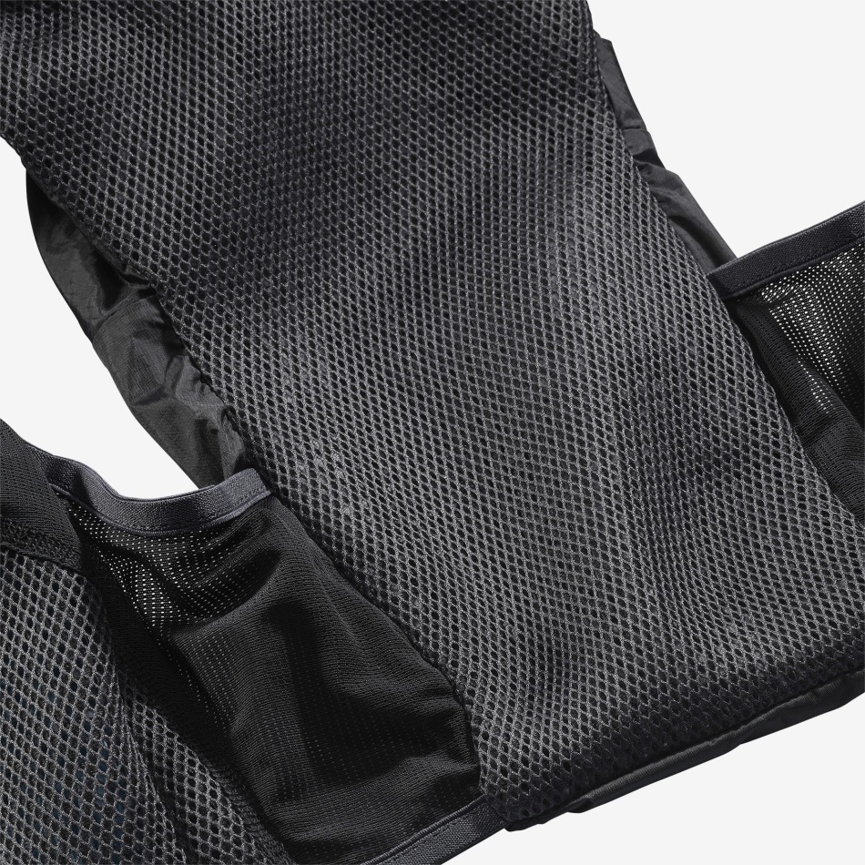Women's Running Vest With Flasks Included Active Skin 8 Black-Ebony - Image 9