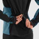 Women's Shell Jacket Agile Softshell Mallard Blue-Black - Image 3