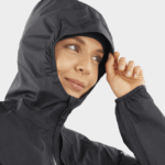 Women's Shell Jacket Bonatti Waterproof Deep Black-Capsule - Image 4