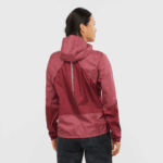 Women's Shell Jacket Bonatti Waterproof Earth Red-Cabernet-Apricot Ice - Image 2