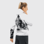 Women's Shell Jacket Bonatti Waterproof White-Alloy-Ao - Image 2