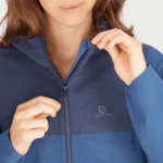 Women's Shell Jacket Essential Waterproof 2.5L Mood Indigo-Dark Denim - Image 7