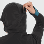 Women's Shell Jacket Light Shell Black-Mallard Blue - Image 3