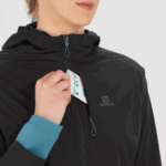 Women's Shell Jacket Light Shell Black-Mallard Blue - Image 5