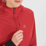 Women's Shell Jacket Light Shell Red Chili-Black - Image 4
