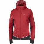 Women's Shell Jacket Light Shell Red Chili-Black - Image 8