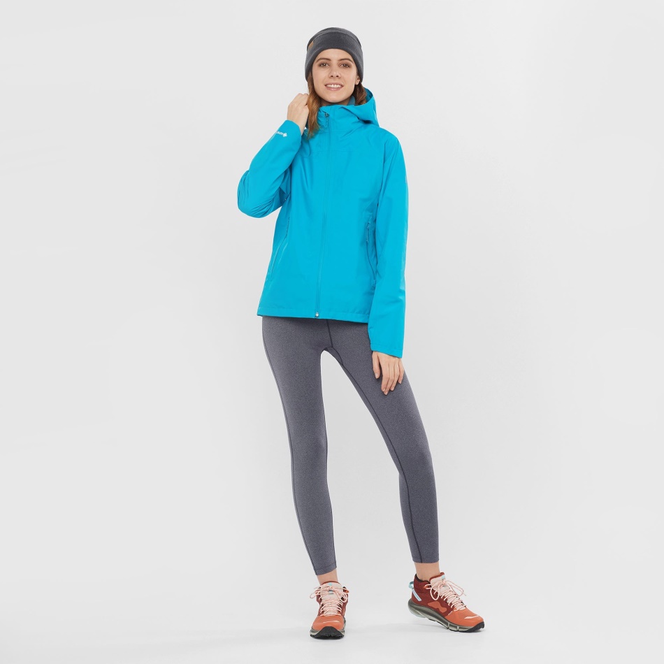Women's Shell Jacket Outline Gore-Tex 2.5L Barrier Reef - Image 11