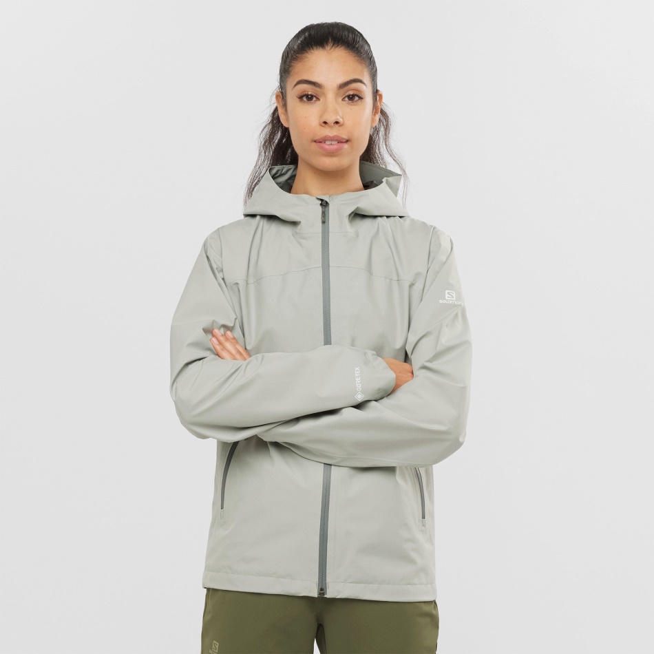 Women's Shell Jacket Outline Gore-Tex 2.5L Wrought Iron - Image 2