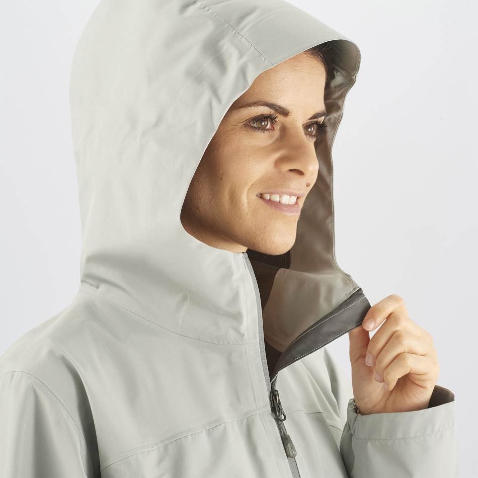 Women's Shell Jacket Outline Gore-Tex 2.5L Wrought Iron - Image 5