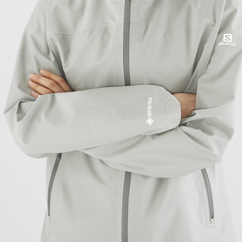 Women's Shell Jacket Outline Gore-Tex 2.5L Wrought Iron - Image 7