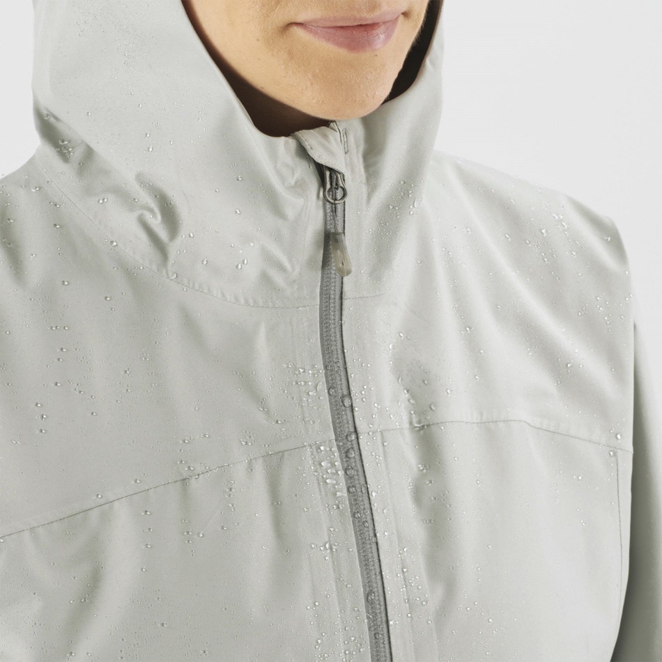 Women's Shell Jacket Outline Gore-Tex 2.5L Wrought Iron - Image 9