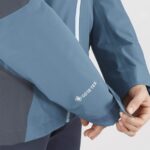 Women's Shell Jacket Outline Gore-Tex Hybrid Ebony-Mallard Blue - Image 9