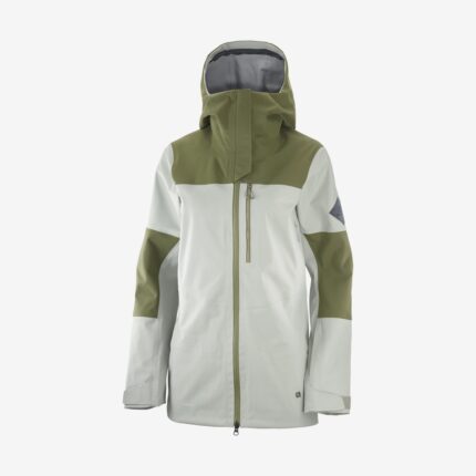 Women's Shell Jacket Stance 3L Wrought Iron-Olive Night