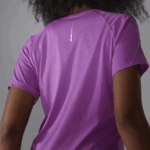 Women's Short Sleeve T-Shirt Cross Run Sparkling Grape-Heather - Image 3