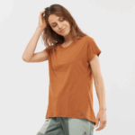 Women's Short Sleeve T-Shirt Essential Shaped Honey Ginger
