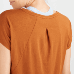 Women's Short Sleeve T-Shirt Essential Shaped Honey Ginger - Image 3