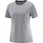 Women's Short Sleeve T-Shirt Essential Tencel Deep Black - Image 4