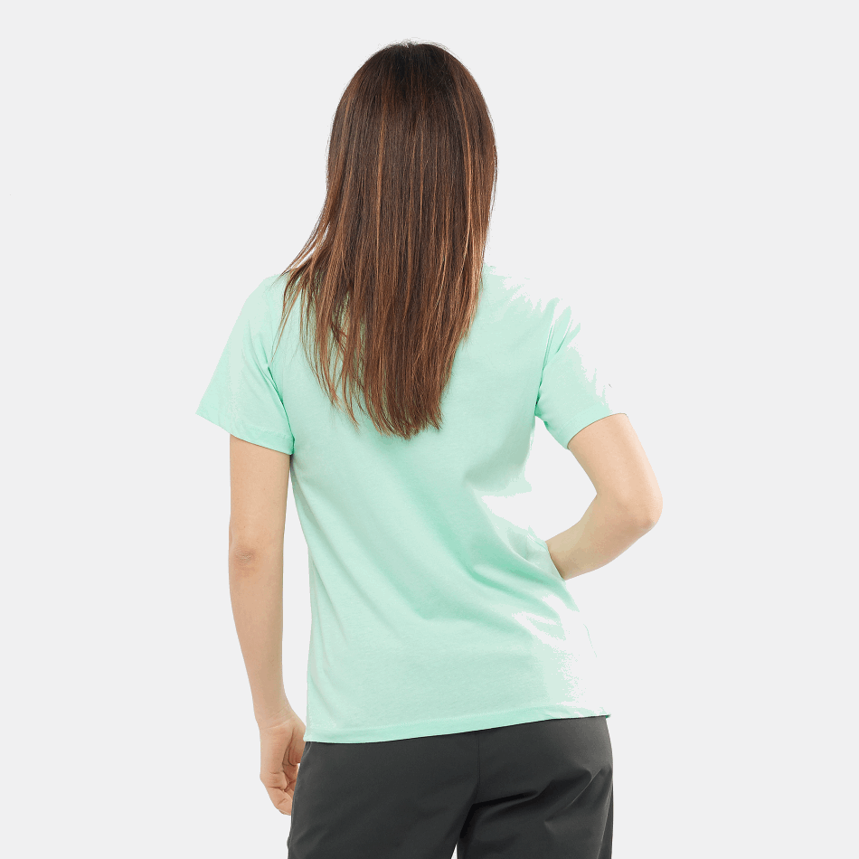 Women's Short Sleeve T-Shirt Outlife Big Logo Beach Glass - Image 2