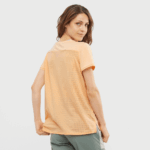 Women's Short Sleeve T-Shirt Outline Summer Apricot Ice - Image 2