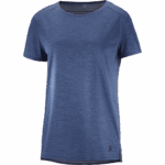 Women's Short Sleeve T-Shirt Outline Summer Mood Indigo - Image 4