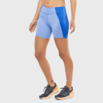 Women's Short Tights Cross Run 5'' Nautical Blue-Provence