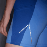 Women's Short Tights Cross Run 5'' Nautical Blue-Provence - Image 5