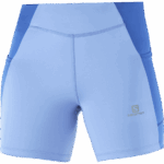 Women's Short Tights Cross Run 5'' Nautical Blue-Provence - Image 6