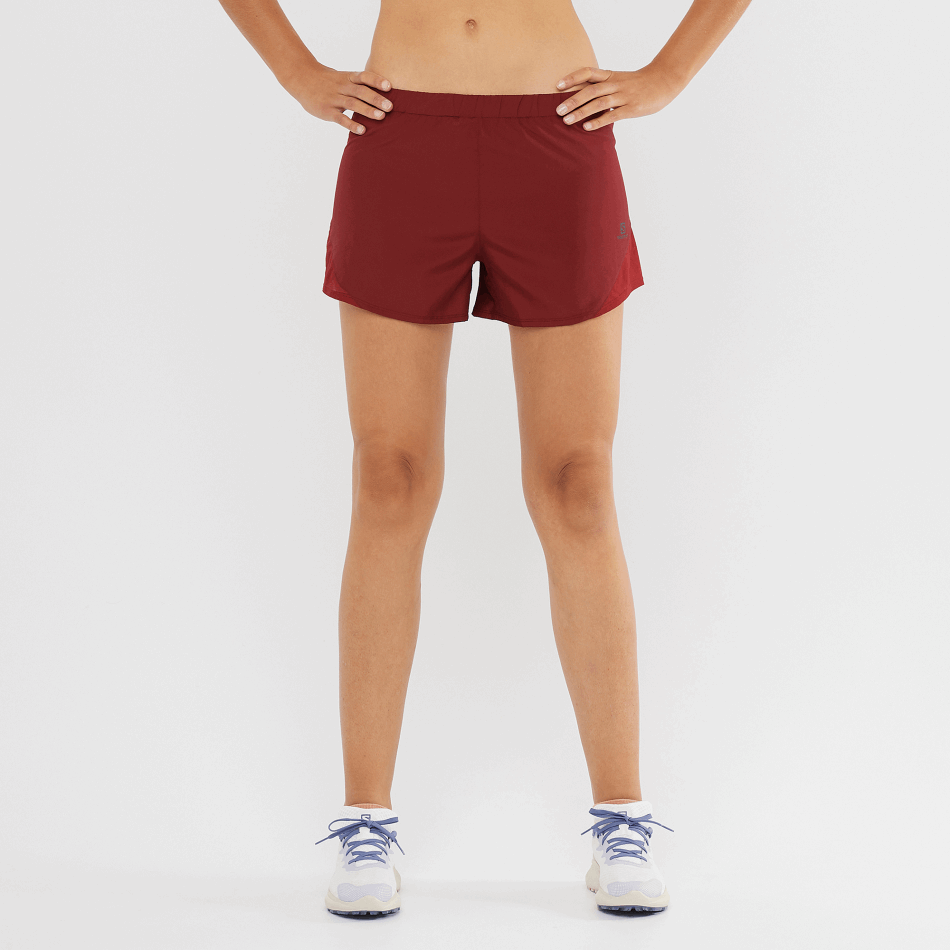 womens_shorts_cross_rebel_4_cabernet.png Women's Shorts Cross Rebel 4'' Cabernet - Image 1