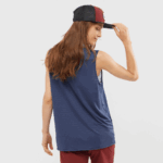 Women's Tank Outline Summer Mood Indigo - Image 2