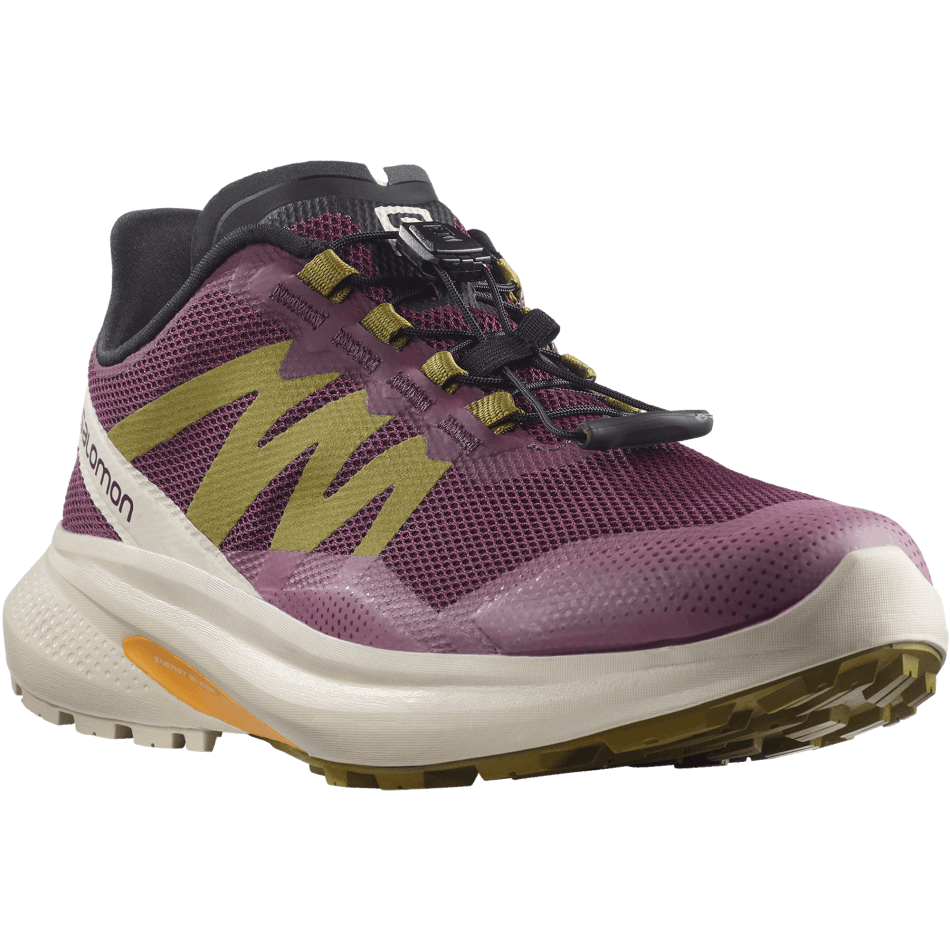 Women's Trail Running Shoes Hypulse Grape Wine-Rainy Day-Green Moss - Image 2