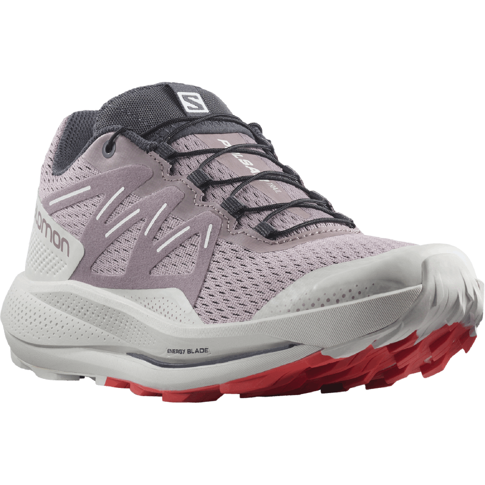 Women's Trail Running Shoes Pulsar Trail Quail-Lunar Rock-Poppy Red - Image 2