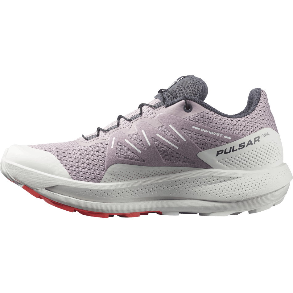 Women's Trail Running Shoes Pulsar Trail Quail-Lunar Rock-Poppy Red - Image 5