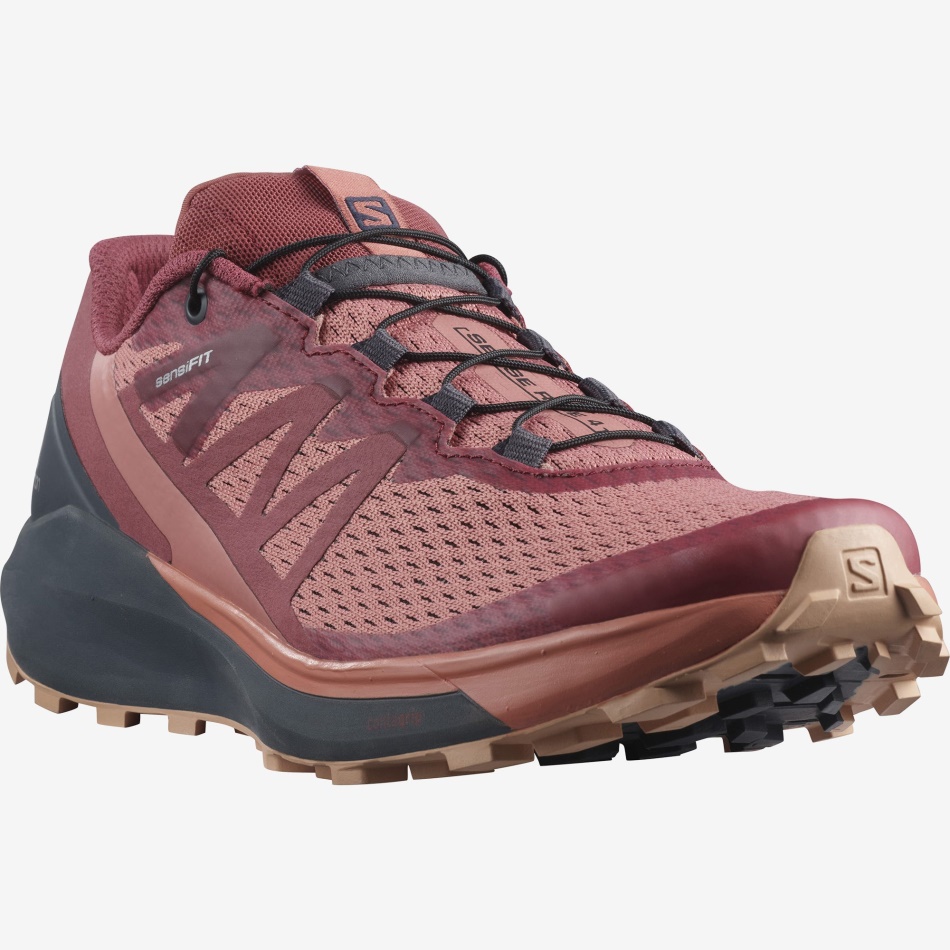 Women's Trail Running Shoes Sense Ride 4 Brick Dust-India Ink-Sirocco - Image 2