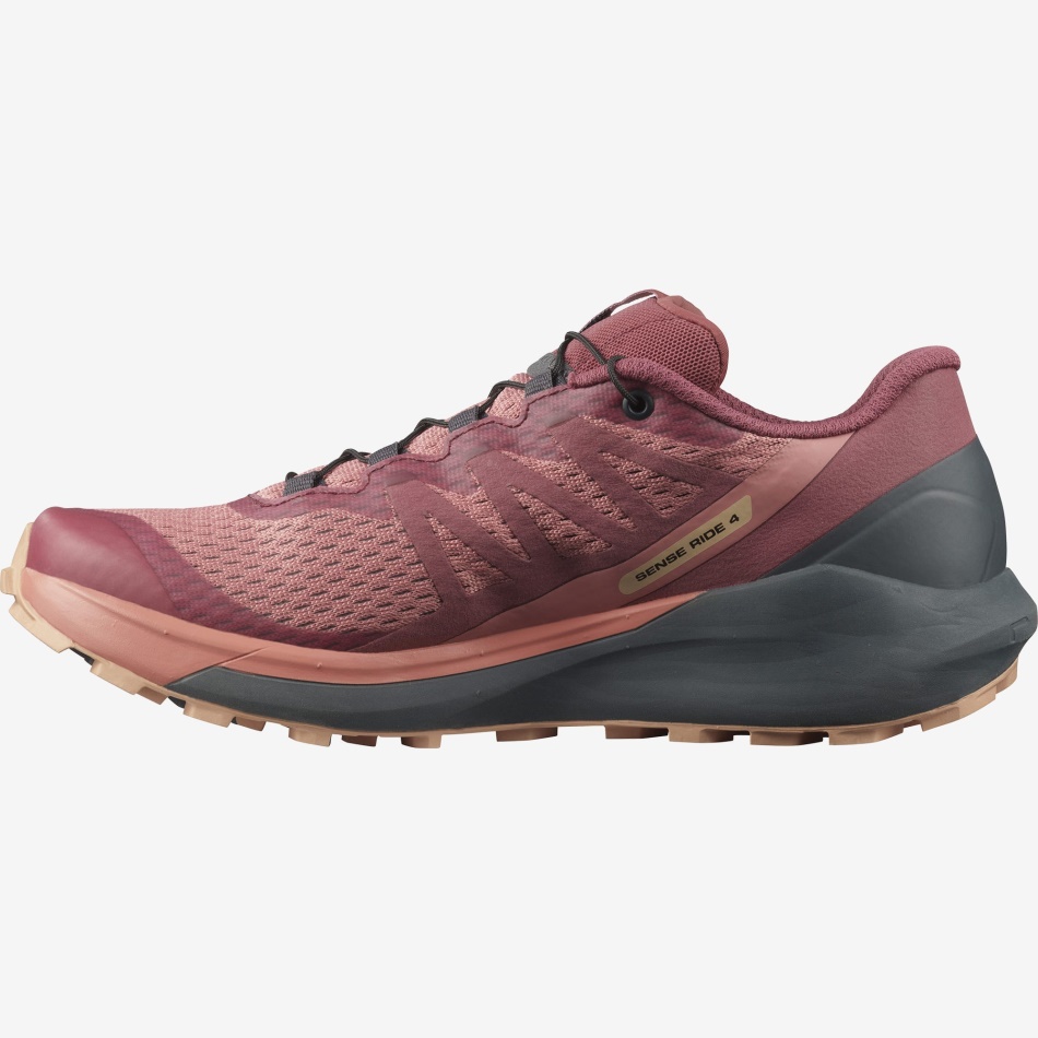 Women's Trail Running Shoes Sense Ride 4 Brick Dust-India Ink-Sirocco - Image 5