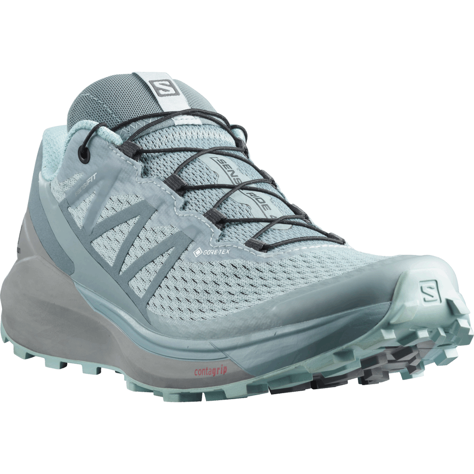 Women's Trail Running Shoes Sense Ride 4 Gore-Tex Invisible Fit-Pastel Turquoise - Image 2