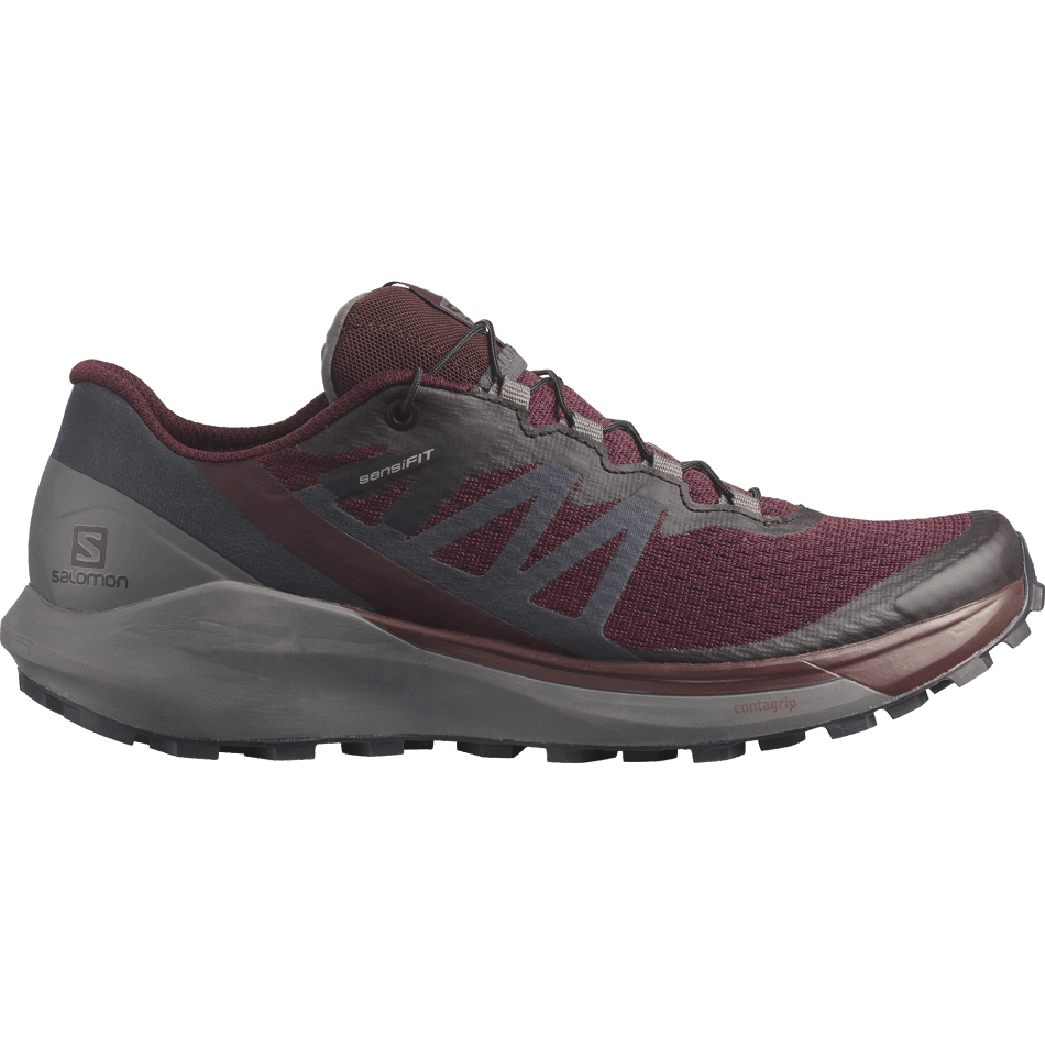 Women's Trail Running Shoes Sense Ride 4 Wine Tasting-Quiet Shade-Ebony - Image 1