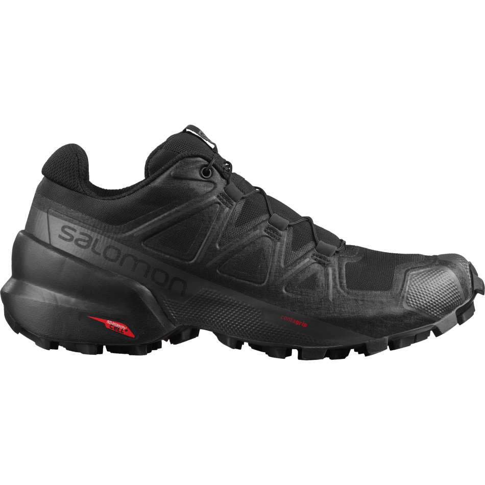 womens_trail_running_shoes_speedcross_5_black_phantom.png Women's Trail Running Shoes Speedcross 5 Black-Phantom - Image 1
