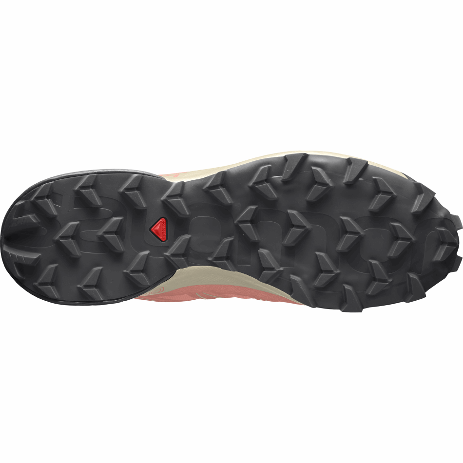 Women's Trail Running Shoes Speedcross 5 Dahlia-Black-Vibrant Orange - Image 4