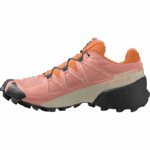 Women's Trail Running Shoes Speedcross 5 Dahlia-Black-Vibrant Orange - Image 5