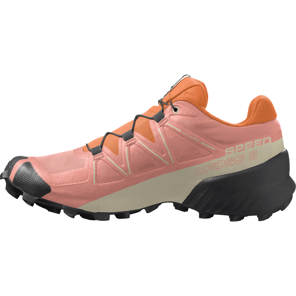 Women's Trail Running Shoes Speedcross 5 Dahlia-Black-Vibrant Orange - Image 5