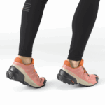 Women's Trail Running Shoes Speedcross 5 Dahlia-Black-Vibrant Orange - Image 7