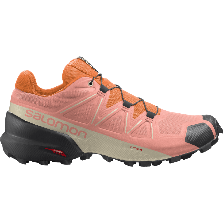 Women's Trail Running Shoes Speedcross 5 Dahlia-Black-Vibrant Orange - Image 1