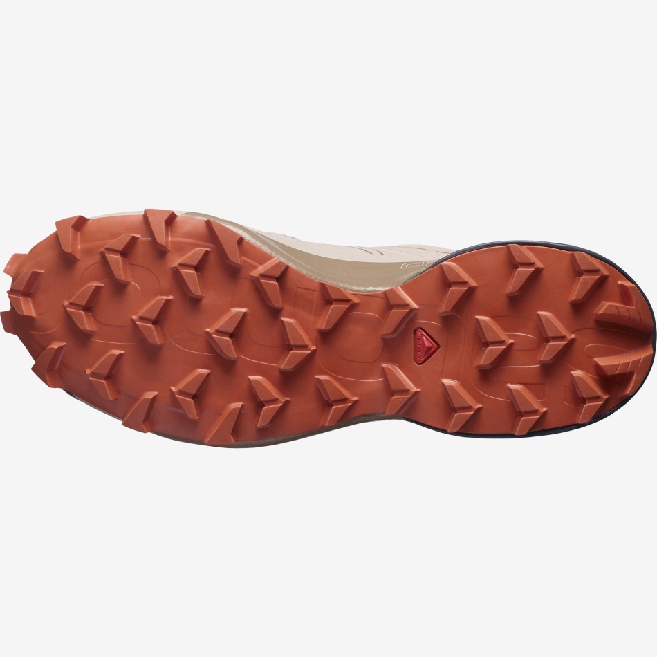 Women's Trail Running Shoes Speedcross 5 Gore-Tex Sirocco-Mousse-Mecca Orange - Image 4