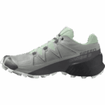 Women's Trail Running Shoes Speedcross 5 Wrought Iron-Spray-White - Image 5