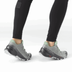 Women's Trail Running Shoes Speedcross 5 Wrought Iron-Spray-White - Image 7
