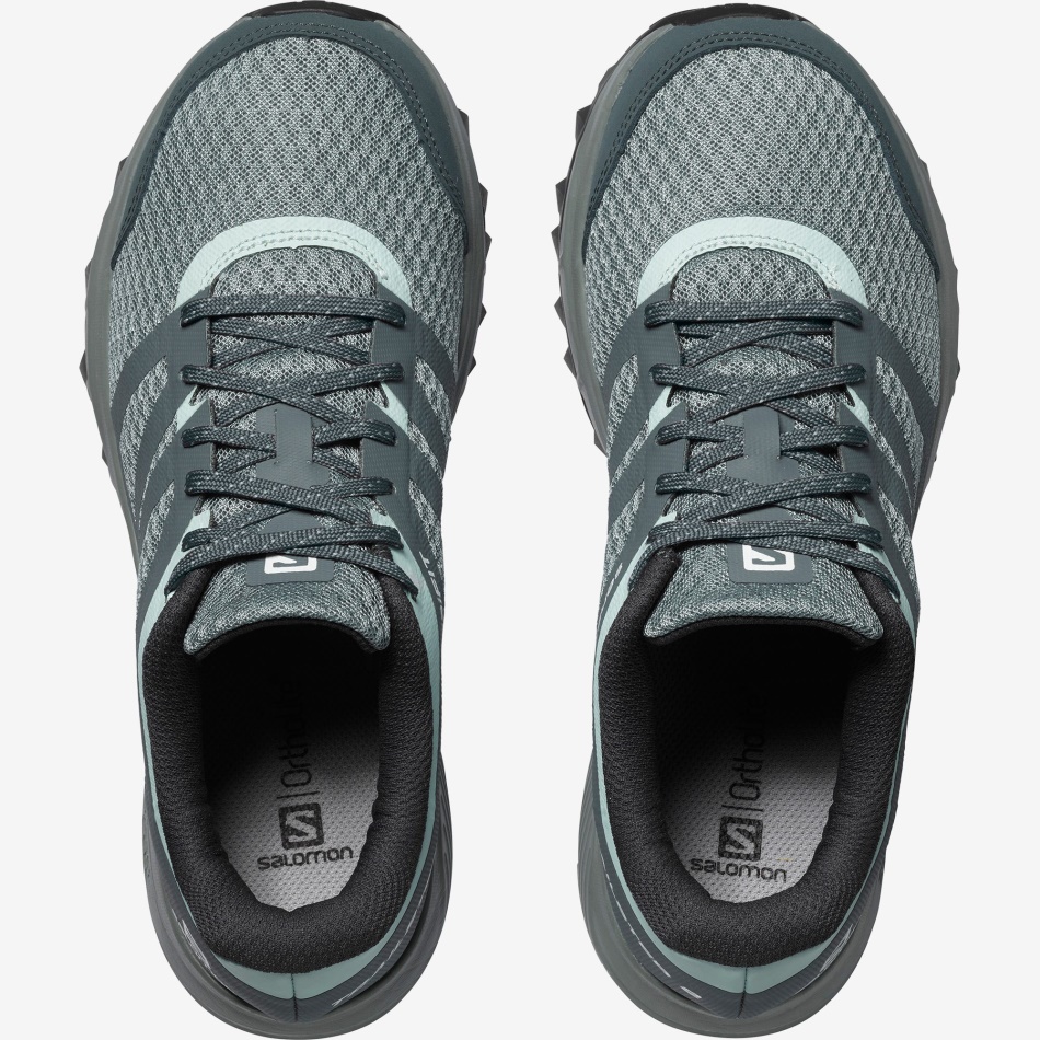Women's Trail Running Shoes Trailster 2 Lead-Weather-Icy Morn - Image 4