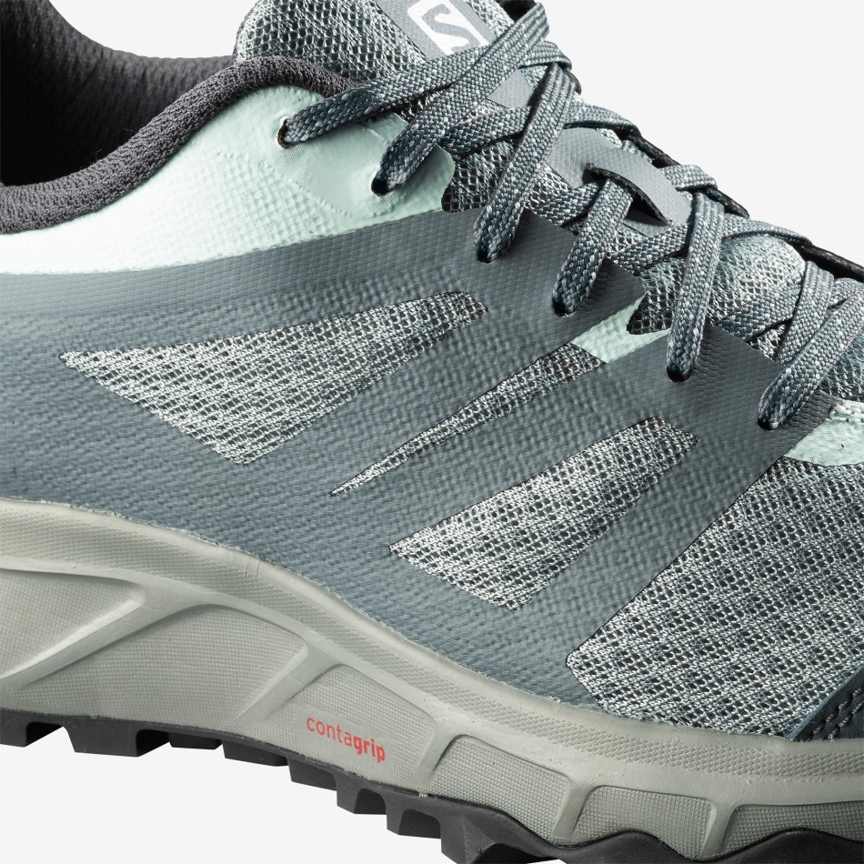 Women's Trail Running Shoes Trailster 2 Lead-Weather-Icy Morn - Image 6