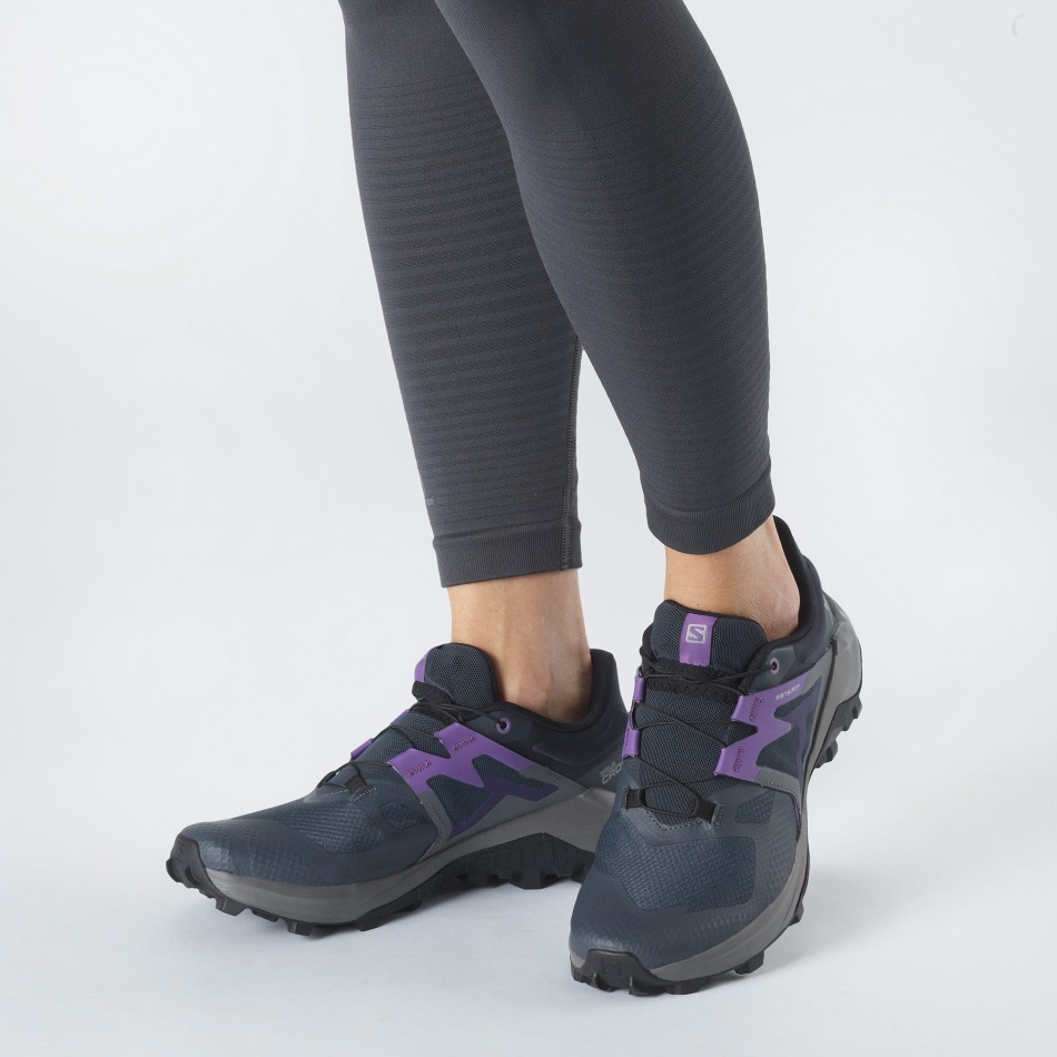 Women's Trail Running Shoes Wildcross 2 Ink-Quiet Shade-Royal Lilac - Image 6