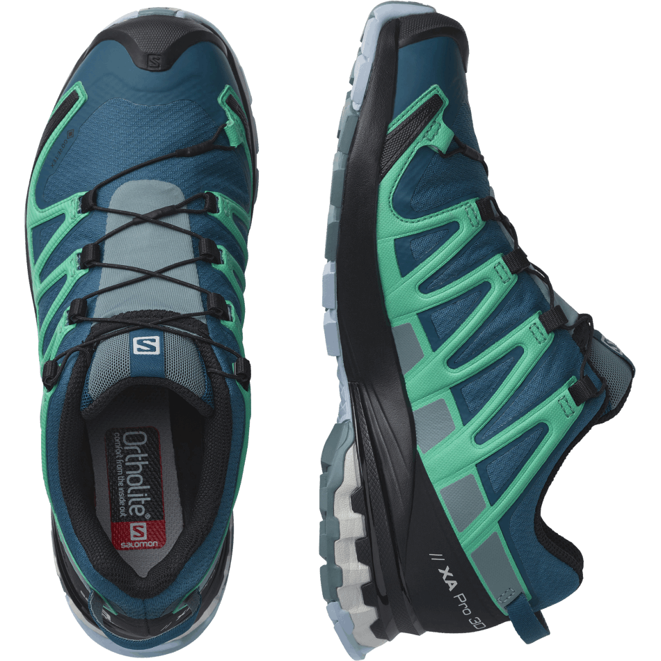 Women's Trail Running Shoes Xa Pro 3D V8 Gore-Tex Legion Blue-Trooper-Mint Leaf - Image 6