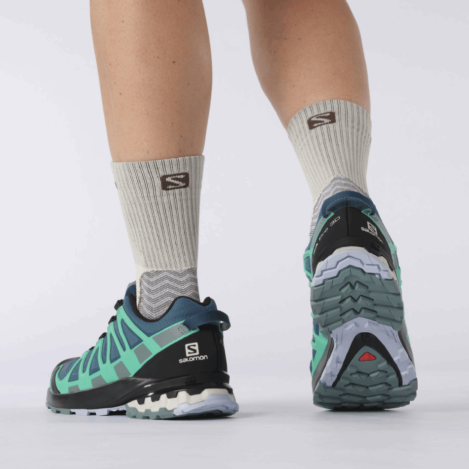 Women's Trail Running Shoes Xa Pro 3D V8 Gore-Tex Legion Blue-Trooper-Mint Leaf - Image 8